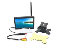 Kznifmk 5.8G 48CH 7 Pulgadas TN FPV Monitor 1024x600 Pantalla TFT LCD DC 7-16V para Transmisor RC y Drone RC