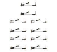 Kznifmk 5 Juego de Piezas de ActualizacióN de Varilla Servo de Varilla de TraccióN de DireccióN para B14 B24 B16 B36 C14 C24 C44 1/16 Accesorios de Coche RC