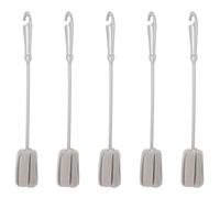 Kznifmk 5 Pieza Cepillo de Esponja Limpieza Lavado de Vidrio de Botella de Leche Limpiador de Cocina Herramientas Cepillo de Limpieza de Manejar de Plástico