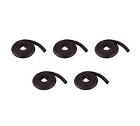 Kznifmk 5 Piezas 2M Protección para Niños Mesa Guardia Tira Productos de Seguridad para Bebés Borde de Vidrio Muebles Horror Crash Bar Corner Espuma Parachoques Colisión (Marrón)