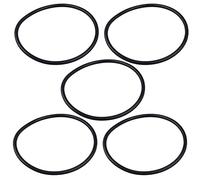 Kznifmk 5 Piezas Arandela de Junta Tórica Flexible Industrial de Goma Negra de 110 mm x 5 mm