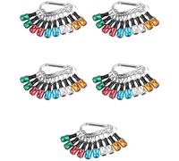 Kznifmk 50 Piezas 1/4 Pulgadas Vástago Hexagonal Destornillador Brocas Soporte Barra de Extensión Adaptador de Tornillo Cambio de Taladro (5 Colores)