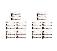 Kznifmk 50 Piezas 150mm Tipo y Cable de Extensión de Línea Extendida Cable Alambre para Futaba Jr y Aprovechar Servo Extensión de Plomo