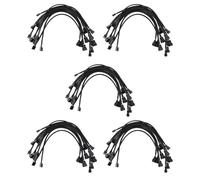 Kznifmk 50 Piezas 4 PWM Extensión de Ventilador Cable de Alimentación Conector Caso Macho A Hembra Cables Extensibles Compatibles con Ventilador de 4/3