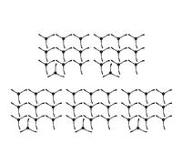Kznifmk 50 Piezas Cepillo Lateral para Aspiradora Robot de Barrido Cr120/Cen540/X500/X580/Kk8, Kit de Cepillo Lateral de Borde de Repuesto