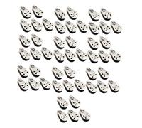 Kznifmk 50 Piezas de Acero Inoxidable M25 Bloque de Polea Alambre Colgante Cuerda de Alambre de Elevación de Rueda de Remolque Rodillo de Polea de Cable