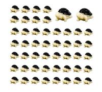 Kznifmk 50 Piezas Mini Figuras de Animales de Miniaturas de Animales Pequeños de Resina Accesorios de Jardín en Miniatura de Animales Salvajes,A