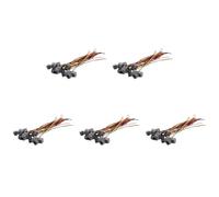 Kznifmk 50 Pzs 616E 4P4C RJ9 Hembra Adaptador de Conector de Telefono con 4 Almbres 8cm