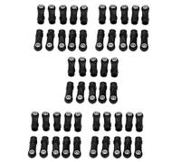 Kznifmk 50 Unids PláStico Varilla Extremo Enlace Bola de ConexióN Cabezal para 1/10 RC Car Crawler Scx10 II 90046 Trx4, A