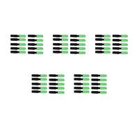 Kznifmk 50Pcs Ftth Conector Rápido Integrado SC/Conector de Fibra óptica de Plástico Verde