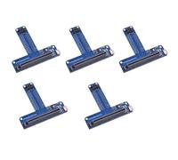 Kznifmk 5X Adaptador de Expansión Tipo T para Microbit Breadboard Interfaz de Programación Gráfica Python para Microbit