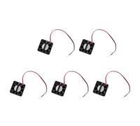 Kznifmk 5X DC 12V 0.1A 2 Ventilador de Enfriamiento Enfriador de CPU Caja de PC 40mm X 40mm X 10mm