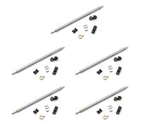 Kznifmk 5X FT011-12 Conjunto de Tubería de Tubo de Acero Componente de Piezas de Repuesto de Eje de Metal para FT011 RC Accesorios de Lancha RáPida