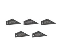 Kznifmk 5X Herramienta de Nivelación de Trastes Guitarra Bajo Cuello Diapasón Regla de Medición Acero Inoxidable Traste Rocker Guitarra Luthier Herramienta