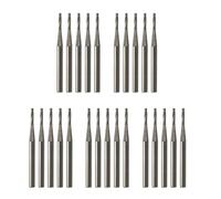 Kznifmk 5X Herramienta de Reparación de Parabrisas Delantero de Coche Broca de Perforación de Vidrio Broca de Acero de Tungsteno