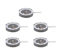 Kznifmk 5X Movimiento de Cuarzo PE50 2/6/10 Movimiento de Reloj Electrónico de Aguja Pequeña Accesorios de Reloj de Seis Manecillas Movimiento de Reloj