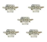 Kznifmk 5X para MN Modelo 1:12 D90 D91 D99S Repuestos de AutomóViles RC Piezas de ActualizacióN de Metal Guardia de ProteccióN de Armadura Delantera