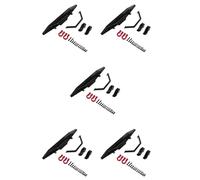 Kznifmk 5X Parachoques Delantero de Metal para MN D90 D91 D96 D99S MN90 MN99 MN99S 1/12 RC Car Upgrade Parts Accessories, Negro