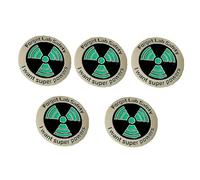 Kznifmk 5X Pin Esmaltado de - Brilla en la Oscuridad - OlvíDate de la Seguridad en el Laboratorio Quiero Superpoderes Pin de Solapa Pin de Sombrero - Pin Divertido