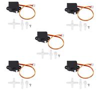 Kznifmk 5X Servo Digital 2G Servo 2.2G para Micromodelos de Aviones Coches Camiones Orlandoo Hunter Piezas de Actualización
