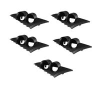 Kznifmk 5X Soporte de Medidores de Calibre Gemelo de Montaje en Tablero de Vaina de Calibre Negro Mate para Coche de 52 mm para Falcon 2002-2011