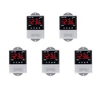 Kznifmk 5X Termostato Controlador de Temperatura Wifi InaláMbrico AC110-220V DTC1201 Sensor Control de AplicacióN de Pantalla Digital para Hogar Inteligente