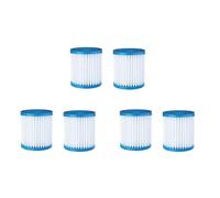 Kznifmk 6 Piezas De Cartuchos De Filtro De Piscina Tipo H Filtro De Piscina De Repuesto Para Limpiador De Bomba De Filtro De Piscina