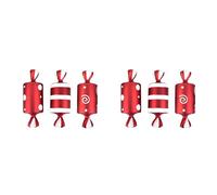 Kznifmk 6 Piezas de Navidad Decorar BastóN de Caramelo Grande DIY ÁRboles de Navidad Colgante Hogar Fiesta de Navidad Favor Regalo de AñO