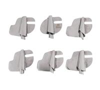 Kznifmk 6 Piezas de Prensatelas para Dobladillo Enrollado para Coser, Kit de Prensatelas para MáQuina de Coser con Dobladillo Enrollado Estrecho de 3 mm a 8 mm de