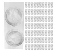 Kznifmk 600 Piezas 62MM CáPsula de Café Desechable Sellos LáMinas Crema Espuma Filtro de Café Pegatina de Tapa para Vertuo