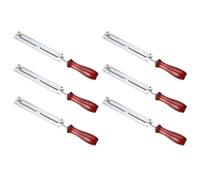 Kznifmk 6piezas 3/16 Pulgada 4.8mm Afilador de Afilado Plano Redondo Fuerza Sostenedor de Herramientas de Cadena Motosierra Kit de Manejar