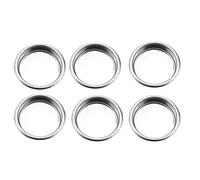 Kznifmk 6X 58mm Filtro En de Maquina de Cafe/Tazon Ciego para Limpieza de Lavado A Contracorriente de Acero Inoxidable Accesorios de La Maquina de Cafe