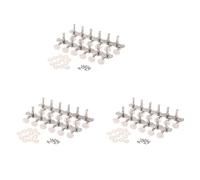 Kznifmk 6X 6R6L Sintonizador Clavija Tecla de Afinacion de Guitarra Acustica de 12 Cuerdas Boton Sintonizador de Cuerda de Cabeza de la Ma Quina