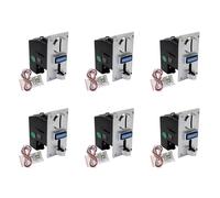 Kznifmk 6X Mecanismo de de Aceptador de Monedas Enrollable ElectróNico de PláStico Programable Duradero de Monedas Lateral