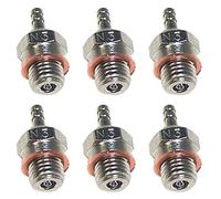 Kznifmk 6X N3 Bujía de Precalentamiento En Caliente para 70117 1/10 1/8 RC Calesa Camión Piezas del Motor Nitro