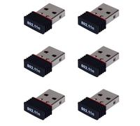 Kznifmk 6X Realtek USB Inalámbrico 802.11B/G LAN Tarjeta WiFi Adaptador De Red Rtl8188