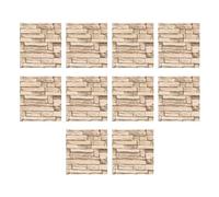 Kznifmk 7.3D Pegatinas de Pared Tridimensionales Papel Tapiz Autoadhesivo Pegatinas Decorativas Anticolisión 10 Piezas