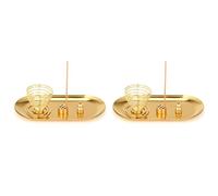 Kznifmk 8 Soportes de Incienso, Soporte de, Quemador de Incienso para Varitas de Incienso/Bobina de Incienso/Conos de Incienso, para Sala de Yoga de Meditación