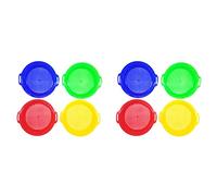 Kznifmk 8 Uds de Juego de de Tamiz de para Y Playa Conjunto de 8 Paquetes de Rojo Azul Amarillo Verde para Niños Juguete para Niños