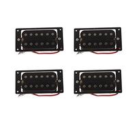 Kznifmk 8Pzs Negro Humbucker Fonocaptor de Guitarra Electrica Bobina Doble + Tornillo del