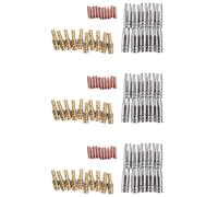 Kznifmk 90 Unids 15AK Antorcha Consumibles para Máquinas Antorcha MIG Puntas de Las Boquillas de Gas Titular para Máquina de Soldadura MIG