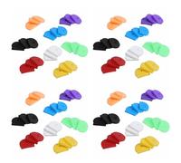 Kznifmk 96 Tapas de Teclas con Tapa de Teclas Flexible para una Fácil Identificación de Las Llaves de Las Puertas, Multicolor