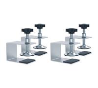 Kznifmk Abrazaderas para Gabinetes, Abrazadera de Instalación, Clip de Fijación para Cajones de Zinc, Plantilla Ajustable para Herrajes para Gabinetes de Carpintero, A