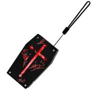 Kznifmk Accesorios de DecoracióN con Control de Sonido de Halloween LáMpara Decorativa con Escena de InduccióN de Caja de Sonido de Terror