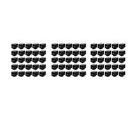 Kznifmk Acoplador de 75 Piezas Rj45 Gatos Trapezoidales Cat6 Acoplador en LíNea Hembra una Hembra Acoplador de InsercióN