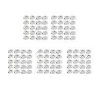 Kznifmk Acoplador Trapezoidal de Ethernet, Conectores Hembra en Línea de 100 Paquetes Cat6 RJ45 Jack