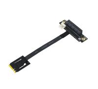 Kznifmk Adaptador de 270 Grados M.2 NGFF de Doble Clave Ae A PCI-e 4 X Cable Convertido para Extensor de Probador PCI-e