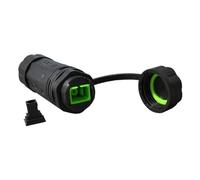 Kznifmk Adaptador de Fibra Óptica A Prueba de Agua IP68 Conector de Extensión SC A LC Adaptador de Acoplador de Extensión LC SC de un Solo Núcleo