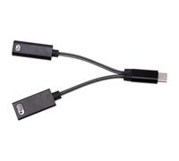 Kznifmk Adaptador Multifuncional 2 En 1, Adaptador USB OTG De Tipo C De Carga RáPida, Compatible con Carga RáPida PD