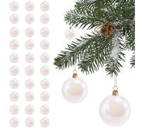 Kznifmk Adornos Navideños Iridiscentes, Bolas de Adornos Colgantes de, Bola de Arcoíris Navideña para Fiesta, Boda, 50 Piezas de 2 Pulgadas